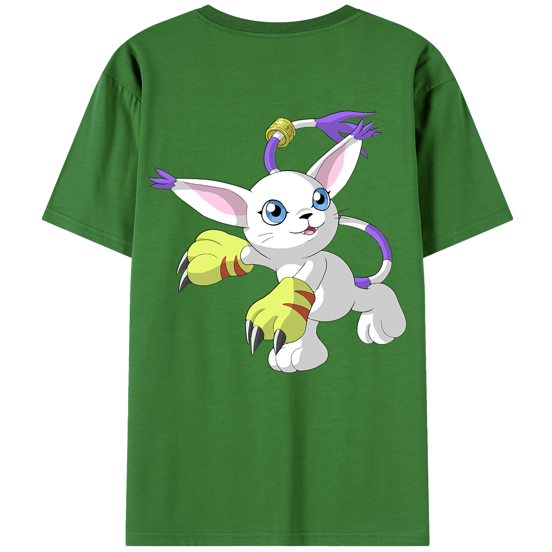 （画像用） Digimon デジタルモンスター/デジモン レディース半袖Tシャツ(バックプリント)